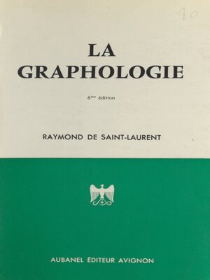 cover image of La graphologie